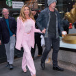 Denise Richards and Aaron Phypers Arrive at NBC Studios in New York City