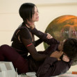 Charlize Theron, la un pas să-și rupă gâtul pe platourile „Aeon Flux”