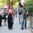 Katie Holmes And Joshua Jackson Filming On The 'Happy Hour' Set In New York City