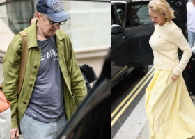 Pamela Anderson și Liam Neeson, fotografiați când părăseau același hotel din Londra. Fanii speră la o poveste de iubire ca-n filme