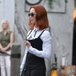 Emily Blunt films "The Devil Wears Prada 2" in NYC