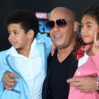 Vin Diesel, alături de copiii lui/ Profimedia
