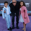 Vin Diesel, alături de copiii lui/ Profimedia