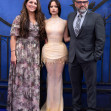 Jenna Ortega, alături de părinții ei Natalie și Edward la premiera serialului „Wednesday”/  Profimedia