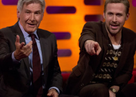 Harrison Ford, despre momentul în care i-a dat un pumn în față lui Ryan Gosling: "E încă foarte chipeș. Mi-am cerut scuze imediat"