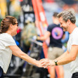 Katie Holmes and Joshua Jackson keep the chemistry alive while filming 'Happy Hours' in NYC