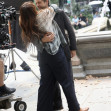 Katie Holmes , Joshua Jackson dance in between scenes filming “Happy Hours” which Holmes produced , Wrote, directs and stars in. Constance Wu also stars
