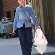EXCLUSIVE Cameron Diaz Rocks Double Denim In New York