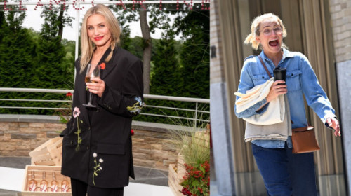 Cameron Diaz, într-o zi obișnuită când nu apelează la machiaj și la rujul ei preferat. Actrița a îmbrățișat total naturalețea