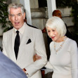 Pierce Brosnan and Helen Mirren shine at "The Thursday Murder Club" screening