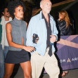 Vincent Cassel and his wife Narah Baptista arrive for Drake's concert