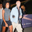 Vincent Cassel and his wife Narah Baptista arrive for Drake's concert