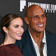 Emily Blunt and Dwayne Johnson