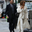 Jennifer Lopez Films 'Office Romance' In Hoboken