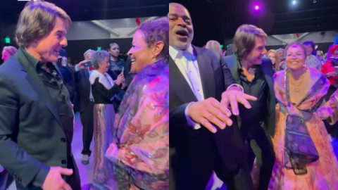 Tom Cruise, spectacol pe ringul de dans. Actorul a făcut furori alături de Debbie Allen înainte de gala Oscarurilor onorifice