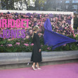 "Bridget Jones" Scenes In The Square Statue Unveiling - Special Access