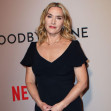 New York City, United States. 09th Dec, 2025. MANHATTAN, NEW YORK CITY, NEW YORK, USA - DECEMBER 08: English actress Kate Winslet wearing a Zac Posen dress arrives at the New York Special Screening Of Netflix's 'Goodbye June' held at The Whitby Hotel on D