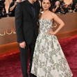 Beverly Hills, USA. 11th Jan, 2026. Ashton Kutcher and Mila Kunis arriving at the 83rd Annual Golden Globes held at the Beverly Hilton Hotel on January 11, 2026 in Beverly Hills, CA.  OConnor-Arroyo/AFF-USA.com Credit: AFF/Alamy Live News
