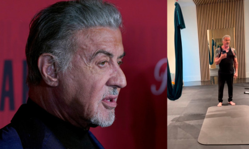 Fanilor nu le vine să creadă că are aproape 80 de ani. Stallone, la sală: Devine tot mai greu, dar trebuie să te străduiești mai tare