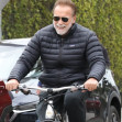 PREMIUM EXCLUSIVE Arnold Schwarzenegger Is Thrilled To Bike Alongside Son Patrick