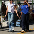 Charlize Theron was seen with daughter Jackson at the farmers' market on Sunday