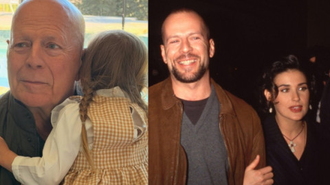Bunicul Bruce Willis, alături de nepoțica sa. Poze adorabile, publicate de Demi Moore: Tot ce ai nevoie este iubire. La mulți ani, BW!