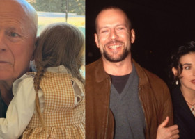 Bunicul Bruce Willis, alături de nepoțica sa. Poze adorabile, publicate de Demi Moore: Tot ce ai nevoie este iubire. La mulți ani, BW!