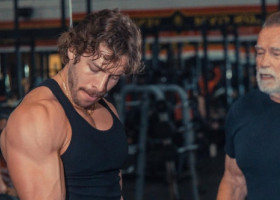 Fiul ilegitim al lui Arnold, campion la culturism. Tatăl lui celebru l-a antrenat, după ce mulți ani n-au avut nicio relație