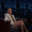 Sharon Stone sur le plateau de l'émission "Jimmy Kimmel Live!" à Los Angeles