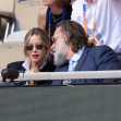 RG26 - French Open - Russell Crowe and Britney Theriot Day 1 NB