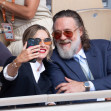 RG26 - French Open - Russell Crowe and Britney Theriot Day 1 NB