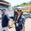 Catherine Zeta-Jones și Michael Douglas la Marele Premiu de la Monaco/ Profimedia