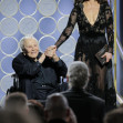 Kirk Douglas si Catherine Zeta Jones, in ianuarie 2018. Foto: Getty Images