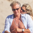 *EXCLUSIVE* Dolph Lundgren and fiancee Emma Krokdal enjoy a sunny beach day date in Malibu!
