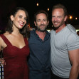 Erin Ludwig, Luke Perry și Ian Ziering, la Comic-Con Bash, în 2018. Foto: Getty Images