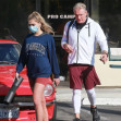 *EXCLUSIVE* Dolph Lundgren and Emma Krokdal workout at Pro Camp gym in Venice