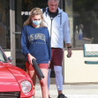 *EXCLUSIVE* Dolph Lundgren and Emma Krokdal workout at Pro Camp gym in Venice
