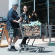 Mel Gibson takes a break from self-isolation to stock up on groceries with girlfriend Rosalind Ross