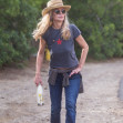 EXCLUSIVE: Meg Ryan gets some exercise on an afternoon hike