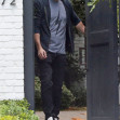 Ben Affleck seen for the first time since it was reported that he has broken up with Ana de Armas,