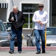 EXCLUSIVE: John Voight takes a stroll and drinks coffee with Son James Voight in Beverly Hills, CA