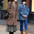 *EXCLUSIVE* A fashionable Katie Holmes steps out with daughter Suri Cruise on New Year's Day in NYC