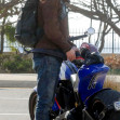 *EXCLUSIVE* Keanu Reeves is complimented on his Arch motorcycle by riders during a cruise in Malibu