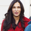 *EXCLUSIVE* **WEB MUST CALL FOR PRICING** A youthful looking 54-year old Dutch actress Famke Janssen seen filming The Capture in London.
