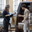 *PREMIUM-EXCLUSIVE* STRICTLY NOT AVAILABLE FOR ONLINE USAGE UNTIL 15:00PM UK TIME ON 29/10/2020 - MUST CALL FOR PRICING BEFORE USAGE  - Game of Thrones couple Kit Harington and Wife Rose Leslie who is pregnant with their first child are pictured loading