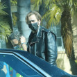 Nicolas Cage out filming in Beverly Hills