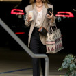 Actress turned businesswoman Jessica Alba arriving at her office in L.A.