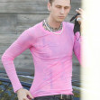 *EXCLUSIVE* Machine Gun Kelly supports International Women's Day with pink top!