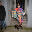 Lady Gaga visits a studio in Manchester