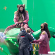 EXCLUSIVE: FIRST LOOK Jason Momoa with a Full Set of Horns on Set filming 'Slumberland' in Toronto